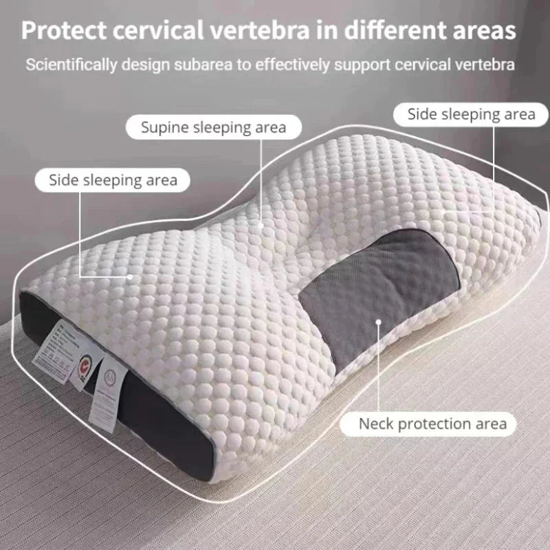 Orthopedic Cervical Pillow Ergonomic Contour Soybean Fiber Core