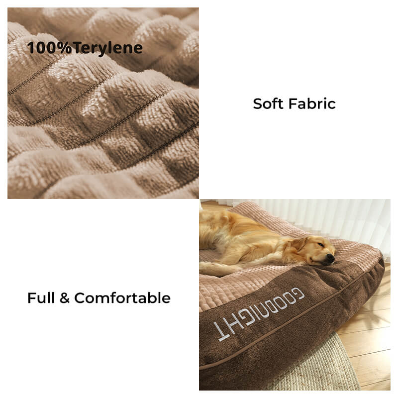 Orthopedic Dog Bed Thick Cushioned Joint Support Machine-Washable Cover