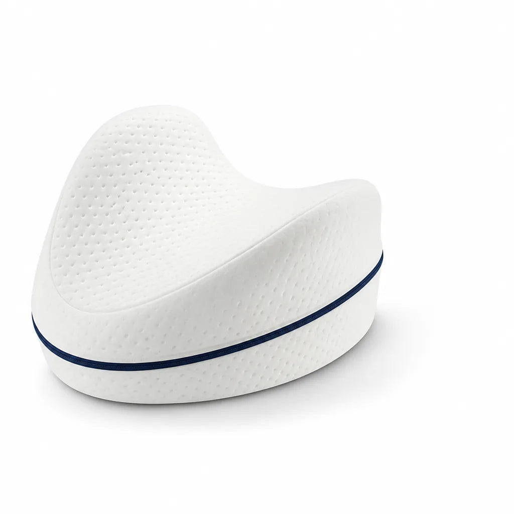 Orthopedic Leg Pillow Ventilated Memory Foam Ergonomic Heart Shape