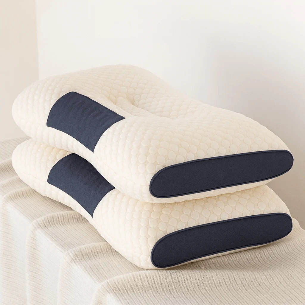 Orthopedic Pillow Ergonomic Neck Support Removable Washable Cover