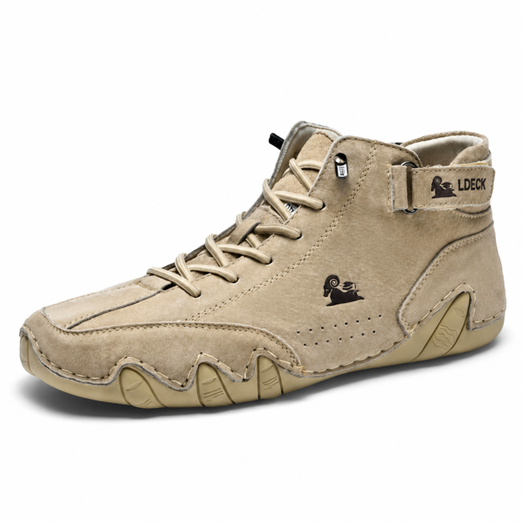Orthopedic Waterproof Leather Shoe (Slip-Resistant Outsole)