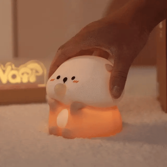 Otter Night Light Soft Silicone Three Brightness Levels