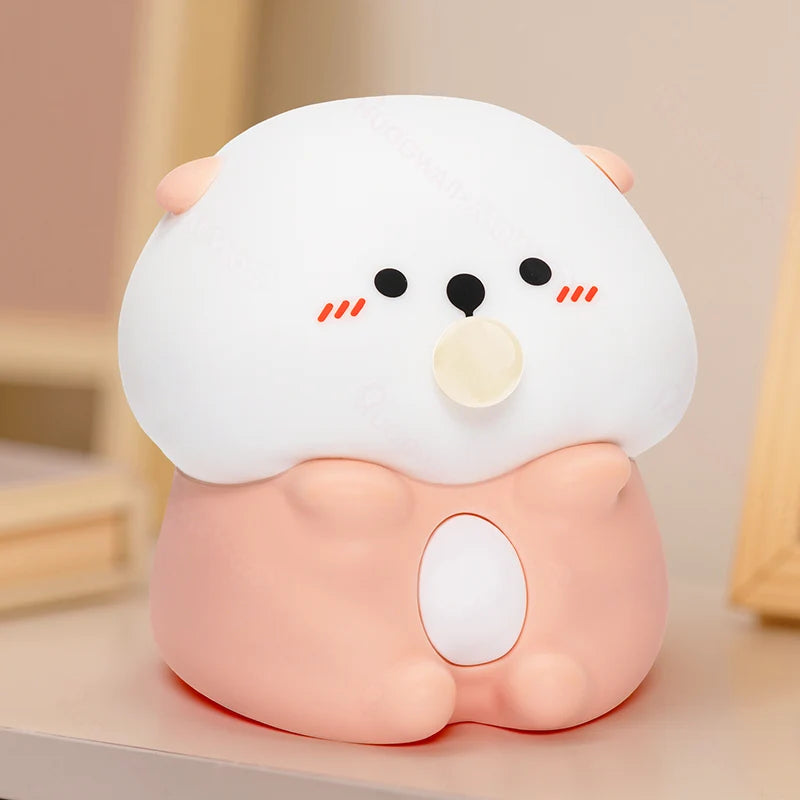 Otter Night Light Soft Silicone Three Brightness Levels