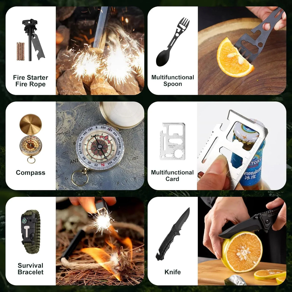 Outdoor Advent Calendar 24-Piece Camping & Hiking Gear