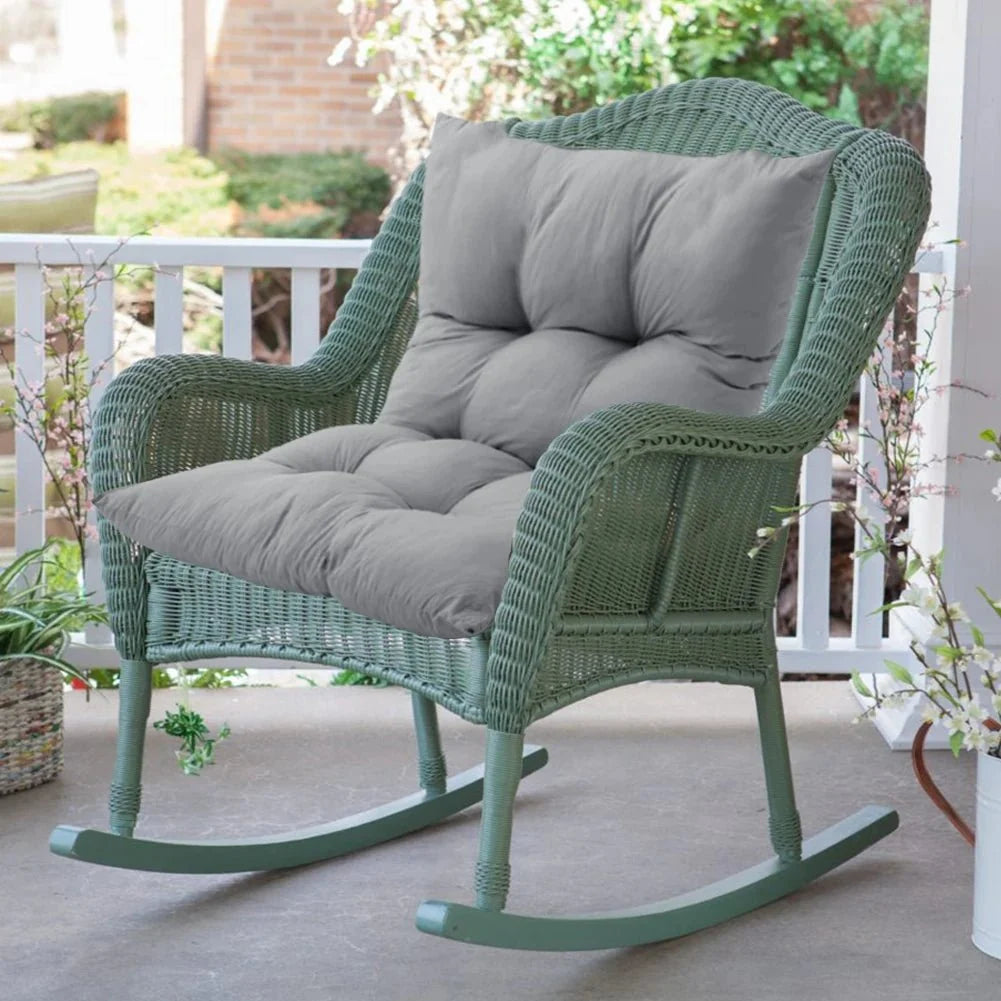 Outdoor Bench Cushion Quilted Weather-Resistant Breathable Fabric