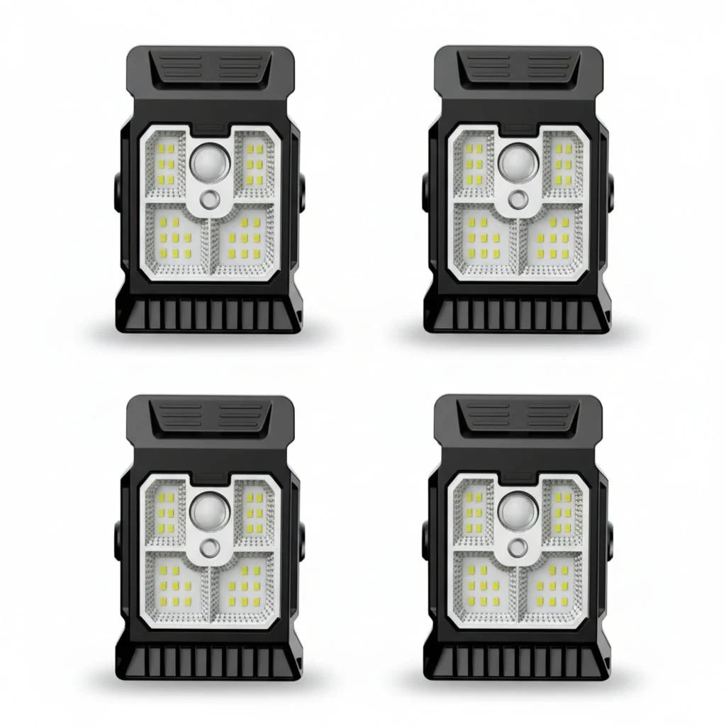 Outdoor Clip Light Solar-Powered Motion-Activated Weather-Resistant