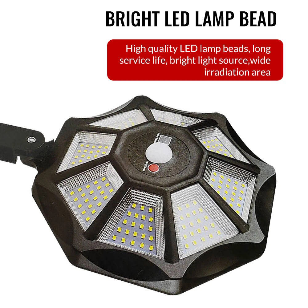 Outdoor Flood Light Solar Motion Sensor Dual Adjustable Heads