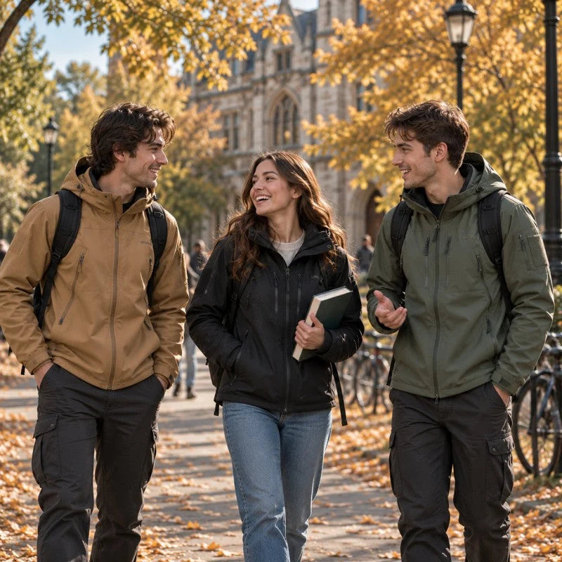 Outdoor Jacket Windproof Water-Resistant Insulated