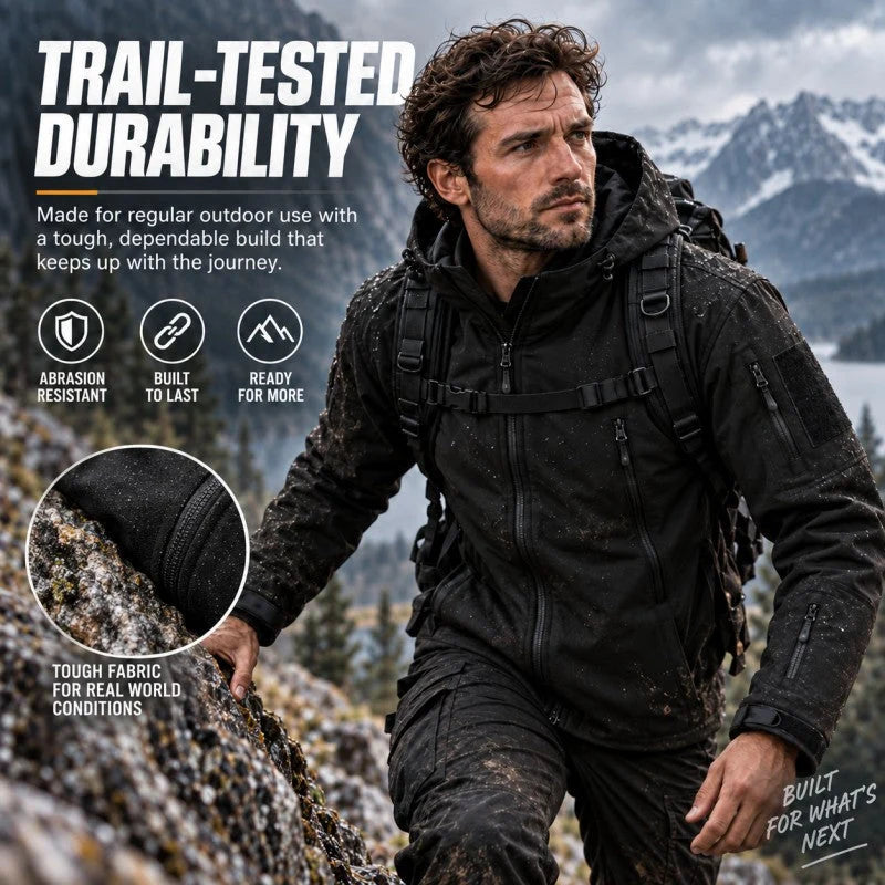 Outdoor Jacket Windproof Water-Resistant Insulated