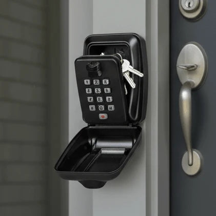 Outdoor Key Safe Weatherproof Zinc Alloy With Mounting Kit