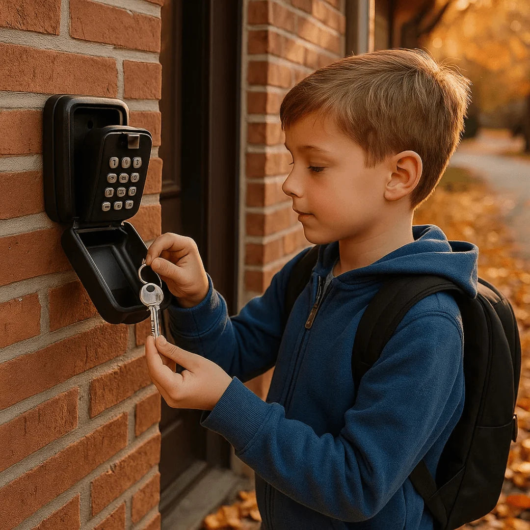 Outdoor Key Safe Weatherproof Zinc Alloy With Mounting Kit