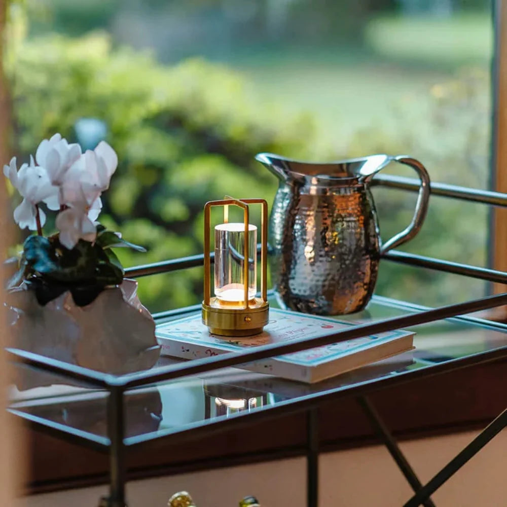 Outdoor Lantern Cordless USB Rechargeable Dimmable