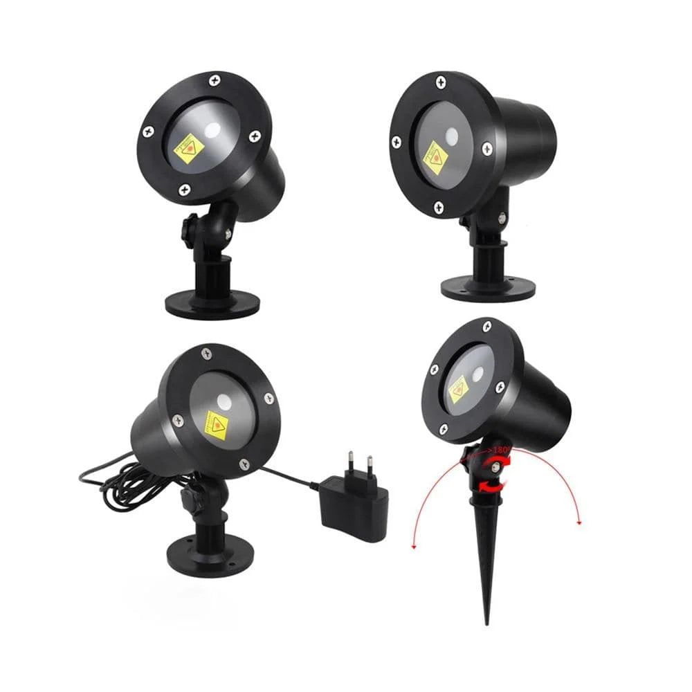 Outdoor Laser Projector Red & Green Remote & Timer