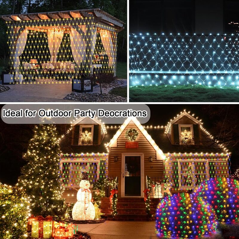 Outdoor Net Lights Programmable Smart Control Individually Addressable