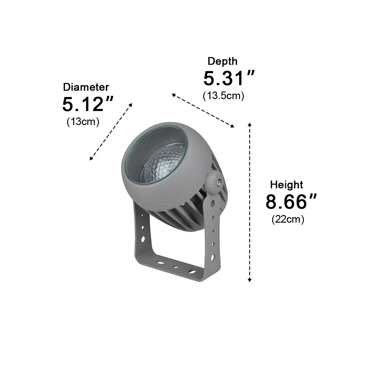 Outdoor Projector Spotlight Water Ripple Effect IP65 Weather-Resistant