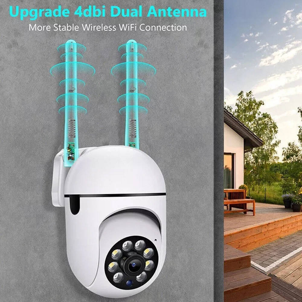 Outdoor Security Camera Motorized PTZ Night Vision