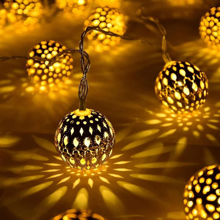 Outdoor Solar String Lights 100 LEDs Waterproof Stainless Steel