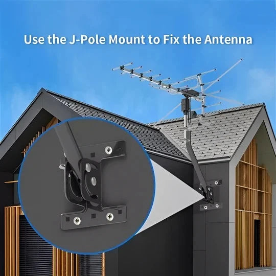 Outdoor TV Antenna Motorized 360 Degree UHF & VHF