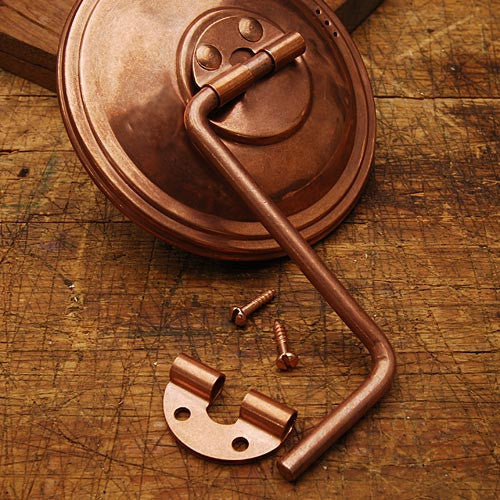 Outdoor Thermometer & Hygrometer Brass Fahrenheit & Celsius