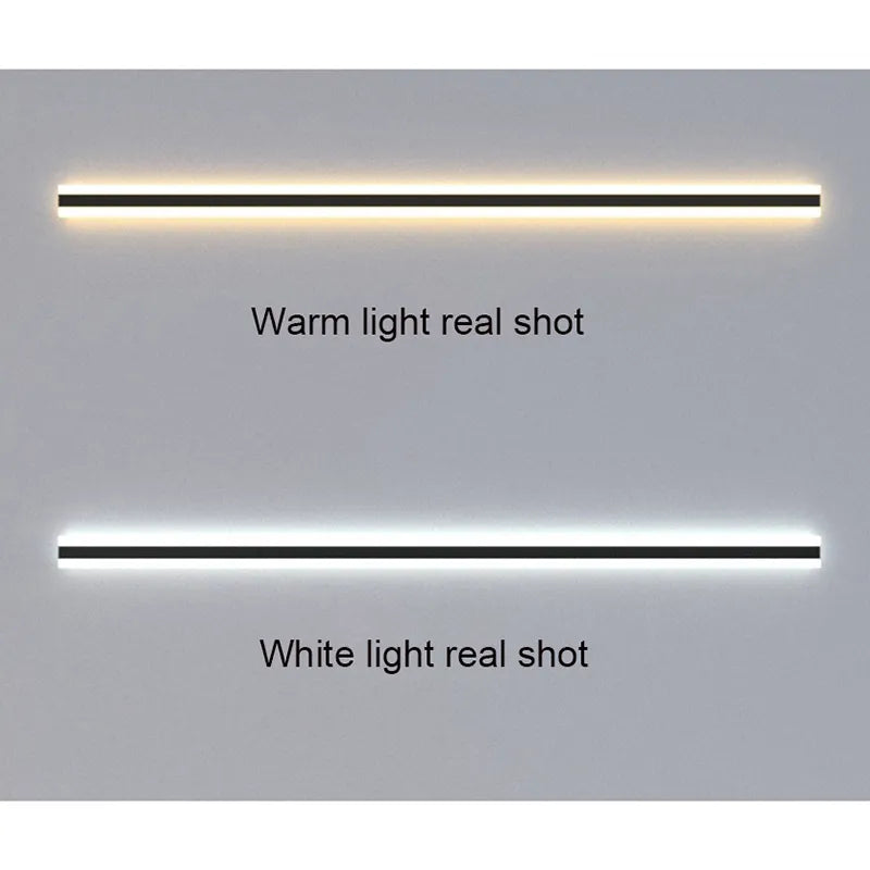 Outdoor Wall Lamp LED IP65 Weatherproof Iron & Acrylic