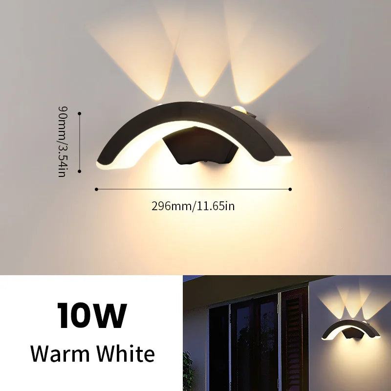 Outdoor Wall Light 10W LED Directed Downlight IP66