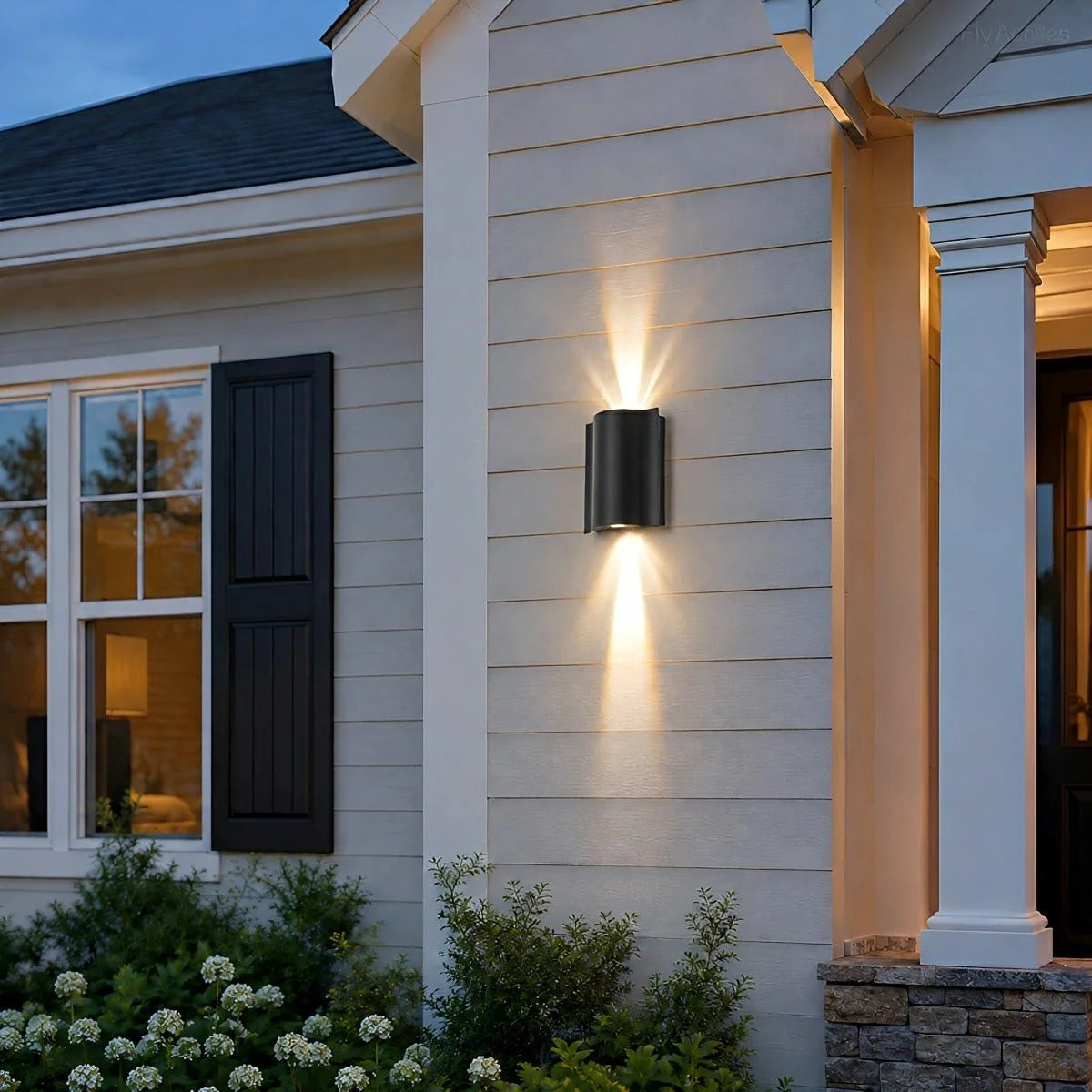 Outdoor Wall Light Aluminum Up-and-Down LED IP54 Weather-Resistant