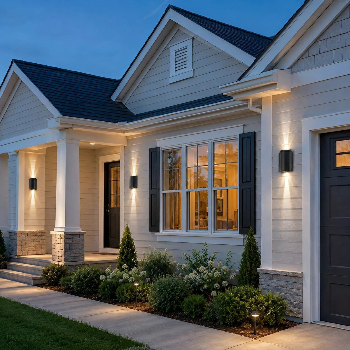 Outdoor Wall Light Aluminum Up-and-Down LED IP54 Weather-Resistant