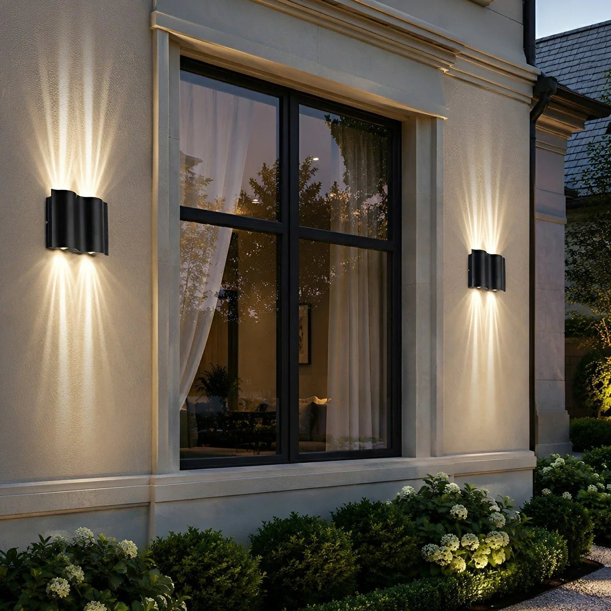 Outdoor Wall Light Aluminum Up-and-Down LED IP54 Weather-Resistant