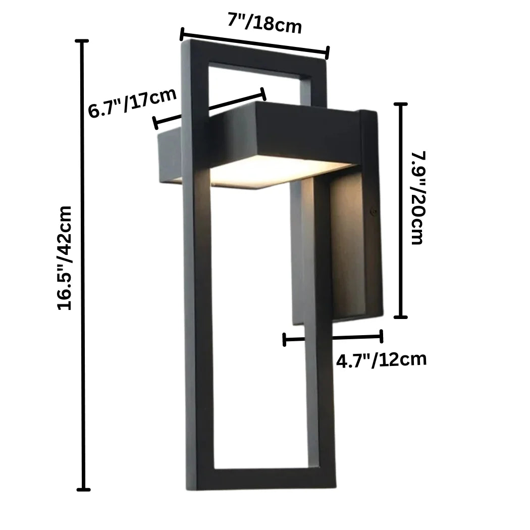 Outdoor Wall Light Marine-Grade Aluminium Integrated LED