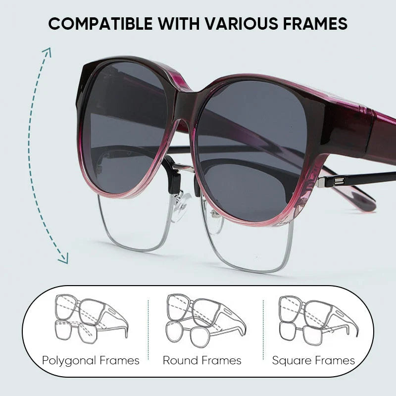 Over-Glasses Sunglasses Polarized UV400 Protection
