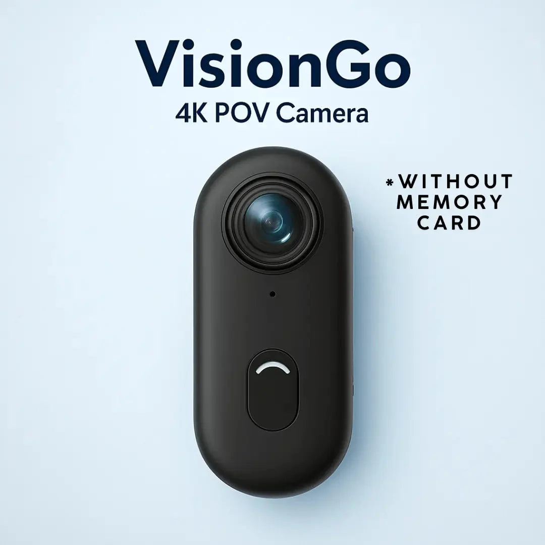 POV Camera 4K Hands-Free Magnetic Mount Water-Resistant Casing