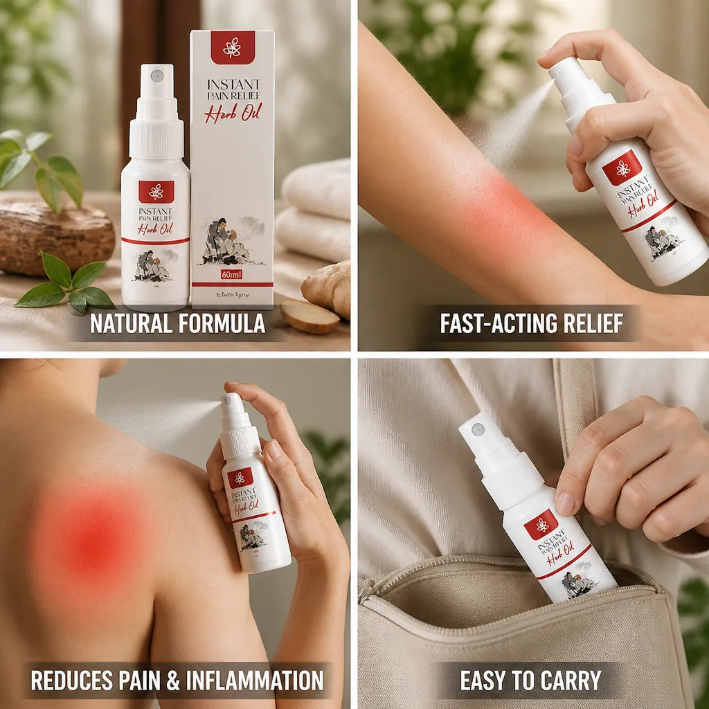 Pain Relief Spray Fast-Acting Herbal 60ml