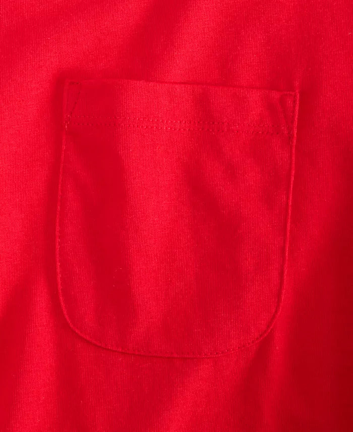 Pajama Set Plaid Flannel Drawstring & Pockets