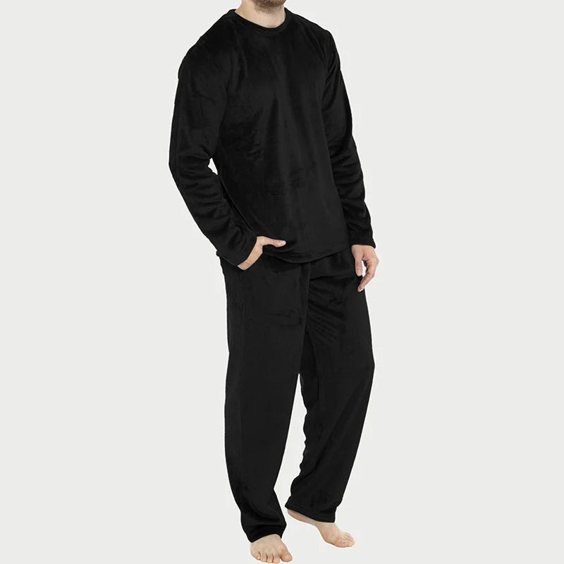 Pajama Set Thermal Velour Brushed Lining