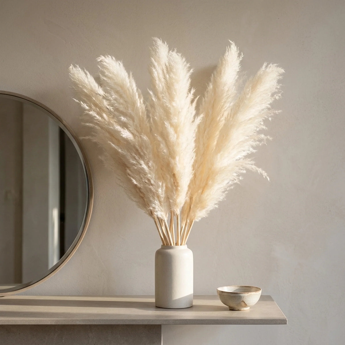 Pampas Grass Artificial Decorative Stems 25.6-Inch
