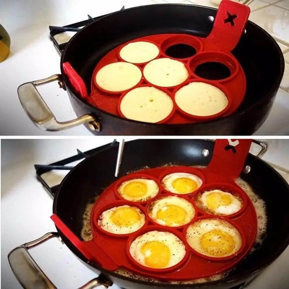 Pancake Maker Silicone Nonstick Easy-Clean Surface