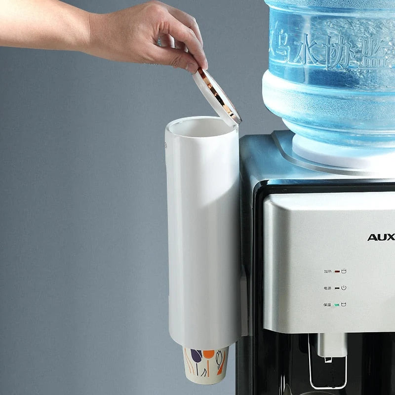 Paper Cup Dispenser Self-Adhesive One-at-a-Time Dispensing With Visible Window
