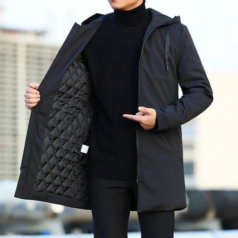 Parka Insulated Windproof Moisture-Repellent Adjustable Fit