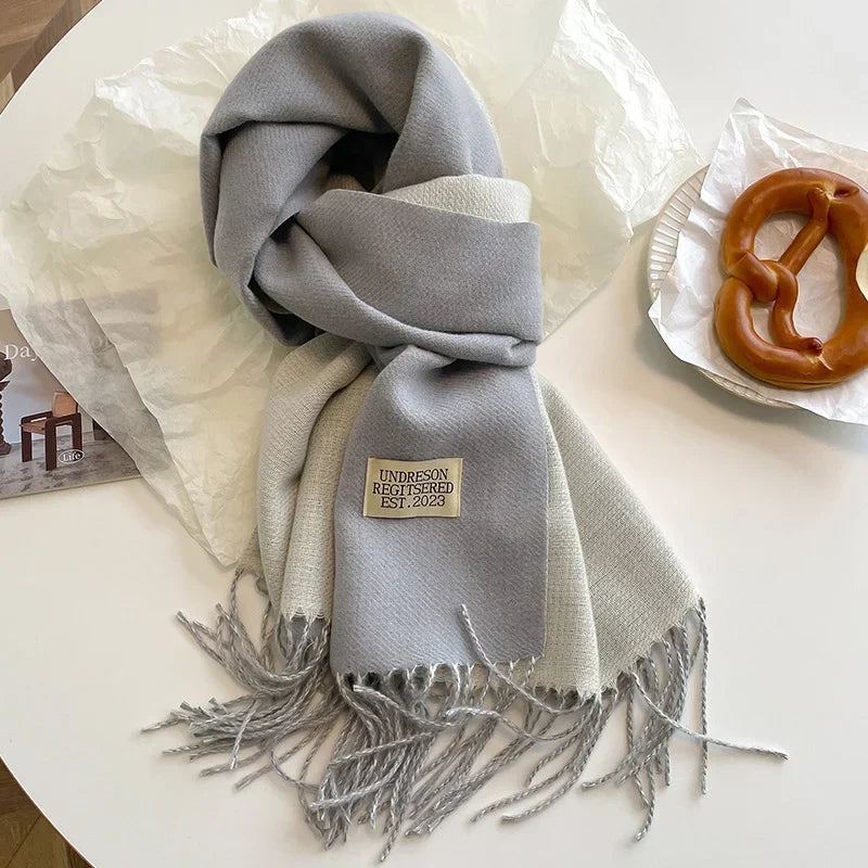 Pashmina Scarf Soft Long Fringed Wrap