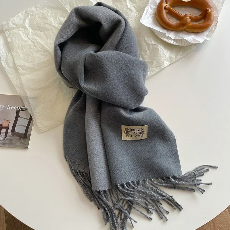 Pashmina Scarf Soft Long Fringed Wrap