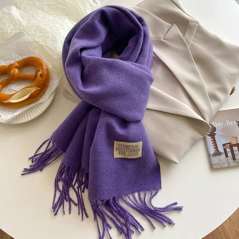 Pashmina Scarf Soft Long Fringed Wrap