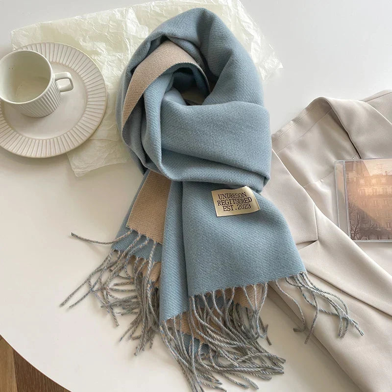 Pashmina Scarf Soft Long Fringed Wrap