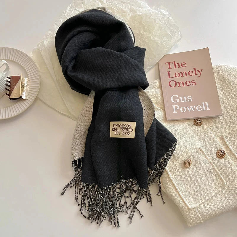Pashmina Scarf Soft Long Fringed Wrap