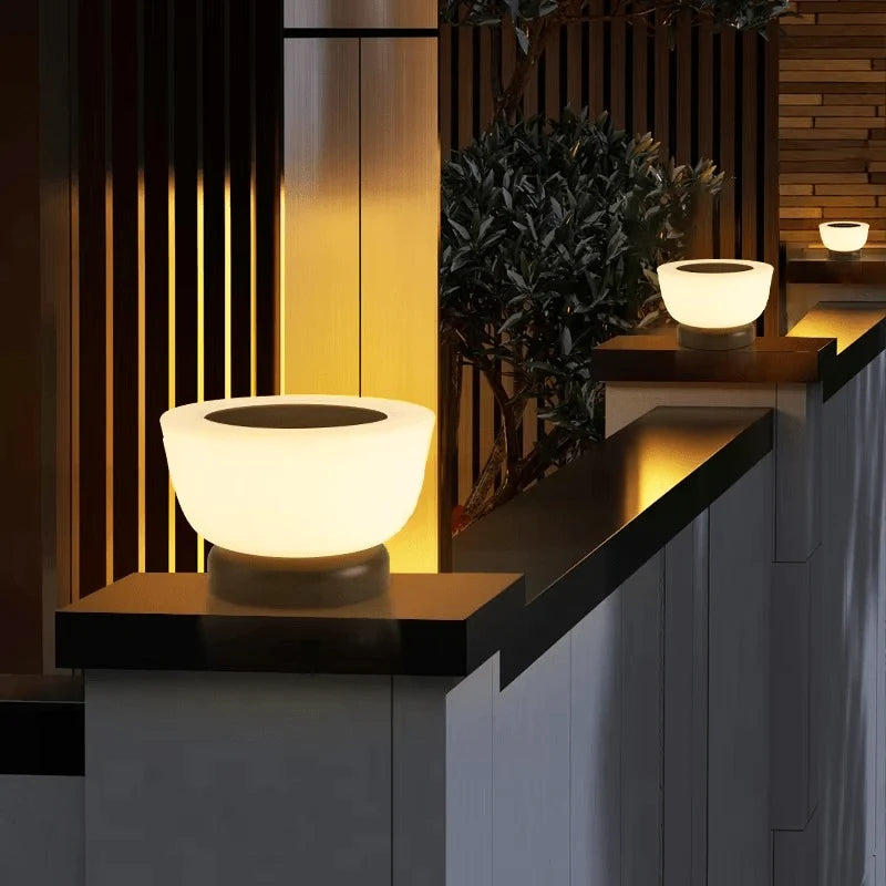 Pathway Light Solar LED Shielded Head Dusk Sensor