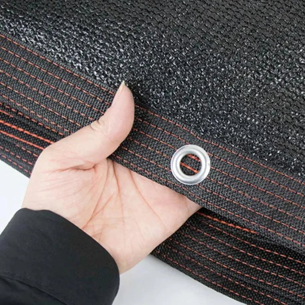 Patio Shade Sail Blocks 90% Sunlight Reinforced Grommets