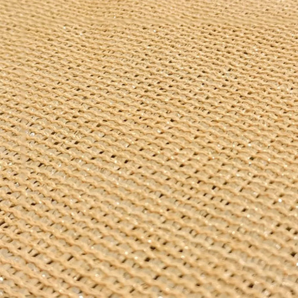 Patio Shade Sail Blocks 90% Sunlight Reinforced Grommets