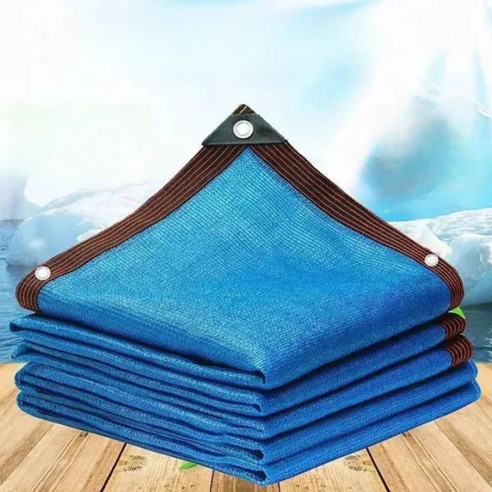 Patio Shade Sail Blocks 90% Sunlight Reinforced Grommets