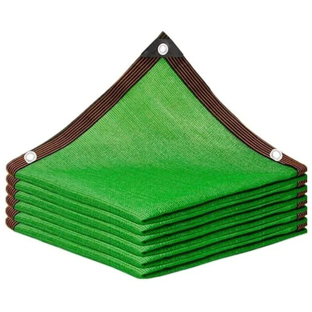 Patio Shade Sail Blocks 90% Sunlight Reinforced Grommets