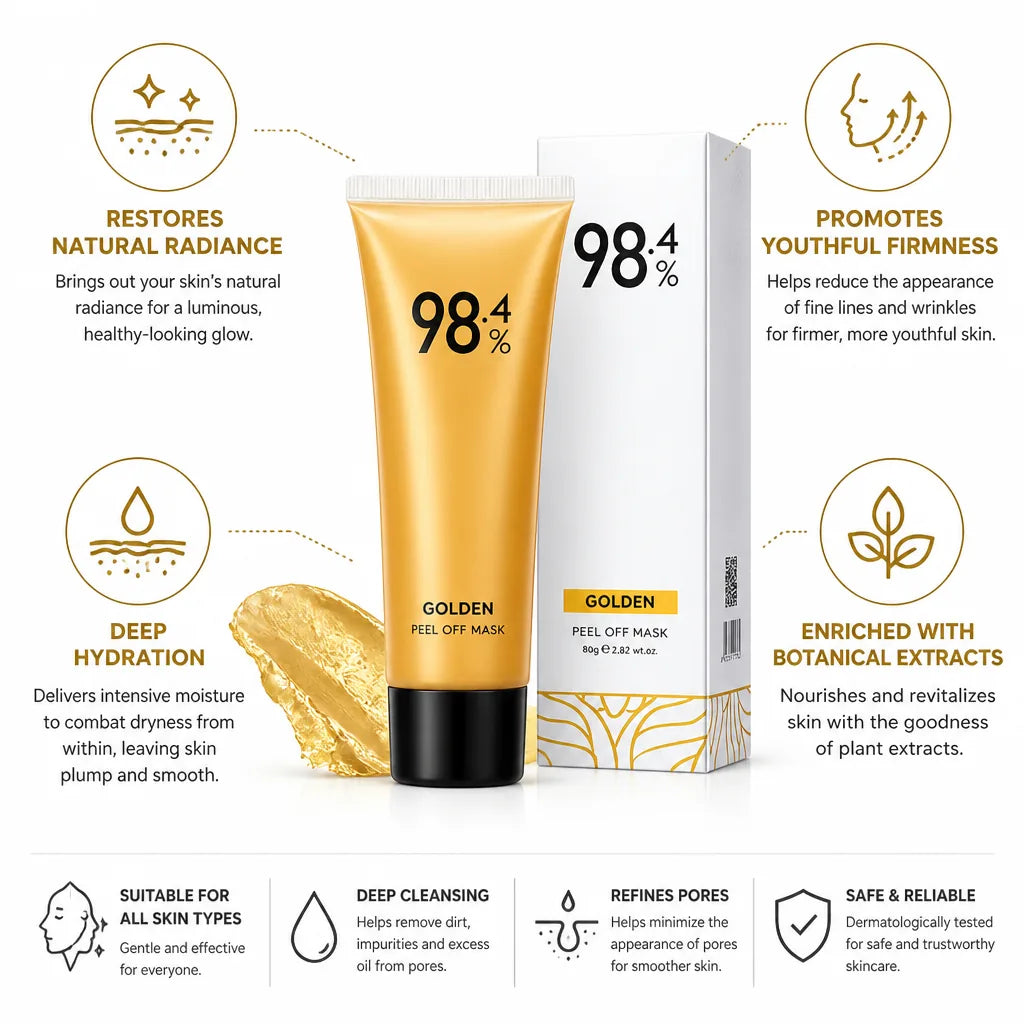 Peel-Off Mask Gold Foil Radiant & Firming