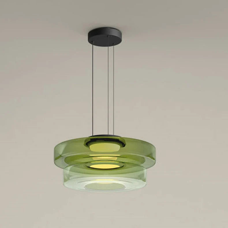 Pendant Lamp Diffused Glass Glare-Free Adjustable Drop